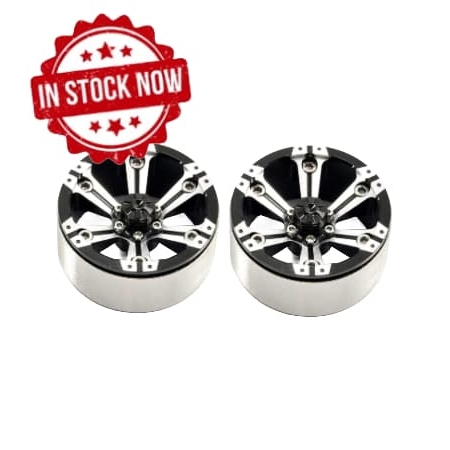 Llantas FASTRAX de aleación de 1.9" beadlock 6 radios divididos (2pcs) FAST0145