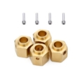 Hexágonos 8mm de latón para TRX4 1:10 (4pcs)