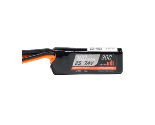 Batería LiPo Spektrum de 7,4 V 160 mAh 2S 30C PH2.0 SPMX-1122