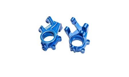 Bloques de dirección Traxxas Funco aluminio 6061-T6 (anodizado azul) (2pcs) TRX10936-BLUE