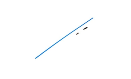 Tubo protector antena Traxxas en Azul TRX1726