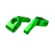Portaejes Traxxas Rustler/Stampede/Bandit aluminio 6061-T6 Verde (2pcs) TRX3652G