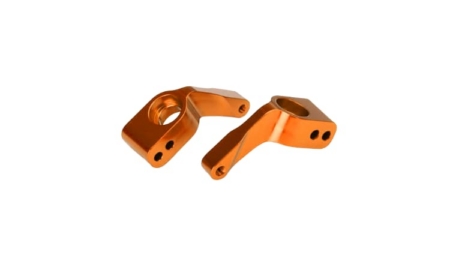 Portaejes Traxxas Rustler/Stampede/Bandit aluminio 6061-T6 Naranja (2pcs) TRX3652T