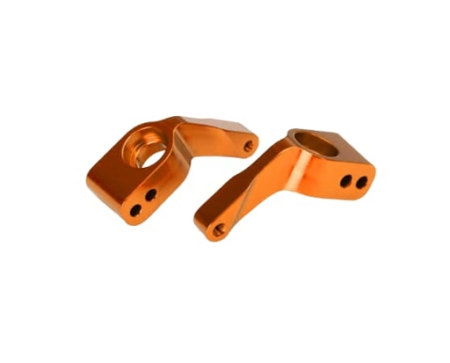 Portaejes Traxxas Rustler/Stampede/Bandit aluminio 6061-T6 Naranja (2pcs) TRX3652T