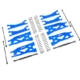 Kit de suspensión Traxxas X-Maxx WideMaxx, XRT, Azul TRX7895X