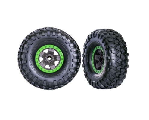 Ruedas Traxxas TRX-4 Sport, neumáticos Canyon Trail 2.2 Verde (2pcs) TRX8181-GRN