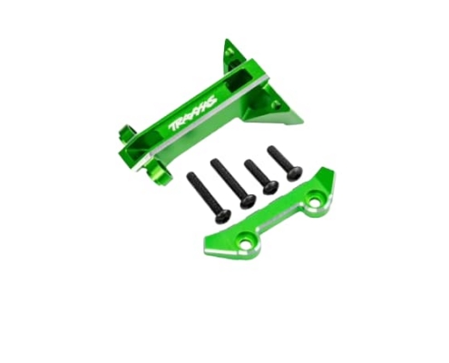 Soporte de torre de amortiguador delantero de aluminio Verde Traxxas TRX9061-GRN
