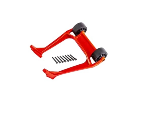 Barra anti-caballitos Rojo (montada) Traxxas Slegde TRX9576R