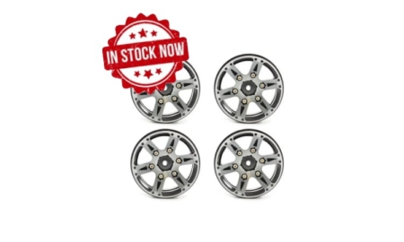 Llantas Fastrax 1.9 de aluminio beadlock 6 radios en Gris (4pcs) FAST0146BK