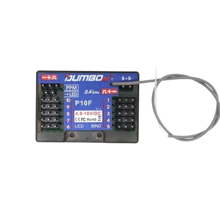 Receptor Dumbo RC 10 canales P10F