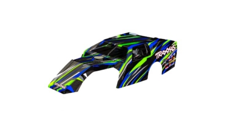 Carrocería Traxxas Slash Mudboss pintada verde TRX10411-GRN