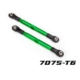 Eslabones de puntera Traxxas (aluminio 7075-T6 verde) 87mm (2pcs) TRX6742G