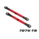 Eslabones de puntera Traxxas (aluminio 7075-T6 rojo) 87mm (2pcs) TRX6742R