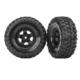 Llantas TRX-4® Sport negras de 1.9" con borde de bloqueo negro. Vienen ensambladas y listas para montar, con inserciones de espuma preinstaladas y neumáticos Canyon Trail de 1.9" x 4.6". Los neumáticos Canyon Trail cuentan con tacos de banda de rodadura profundos para una máxima tracción en terrenos difíciles, con inserciones de espuma optimizadas para senderos que ofrecen una experiencia de ascenso realista. Se venden en pares.