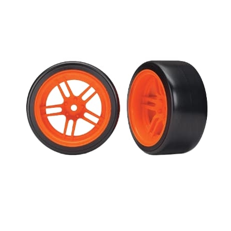 Ruedas Traxxas Drift, pegadas Naranja (2pcs) TRX8377A