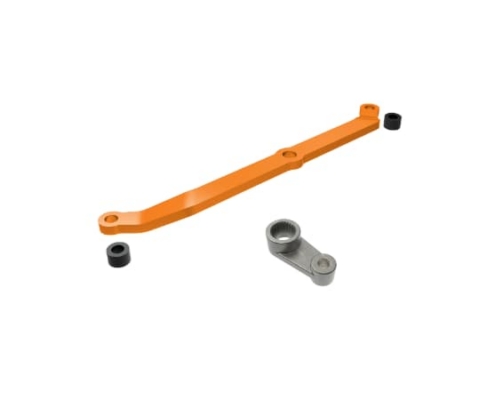 Enlace de dirección Traxxas TRX4M aluminio 6061-T6 (anodizado naranja) TRX9748-ORNG