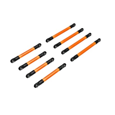 Links de suspensión Traxxas TRX4M aluminio 6061-T6 (anodizado naranja) TRX9749-ORNG