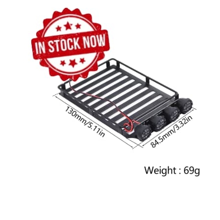 Portaequipajes metálico para techo Traxxas TRX4M