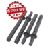 Postes de carrocería plástico para 1/10 negro (4pcs)