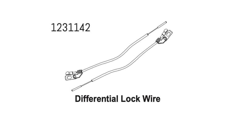 Juego de cables Absima (bloqueo de diferencial) CR4.4 1231142