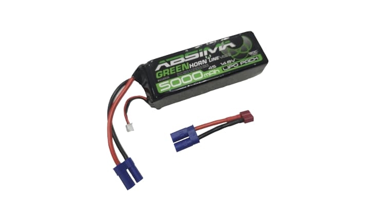 Batería Absima LiPo 4S 14,8V 50C 5000 Hardcase EC5/Tdean 4140025