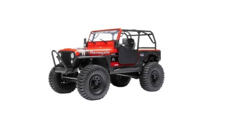 Axial SCX10 III Jeep CJ-7 4X4 1/10 RTR Brushed Rock Crawler Rojo AXI03008V2T1