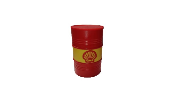 Bidón decorativo escala 1/10 Rojo
