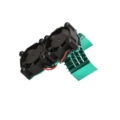 Ventilador doble con disipador aluminio Verde para 1/10