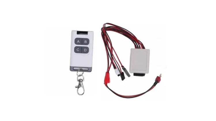 Mando y receptor para winch crawler 1/10 (4 canales)