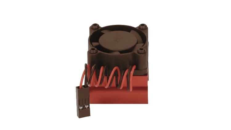 Ventilador con disipador 1/10 aluminio Naranja R6108C
