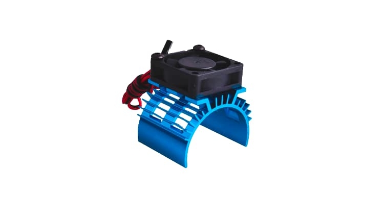 Ventilador con disipador 1/10 aluminio Azul Oscuro R6108D