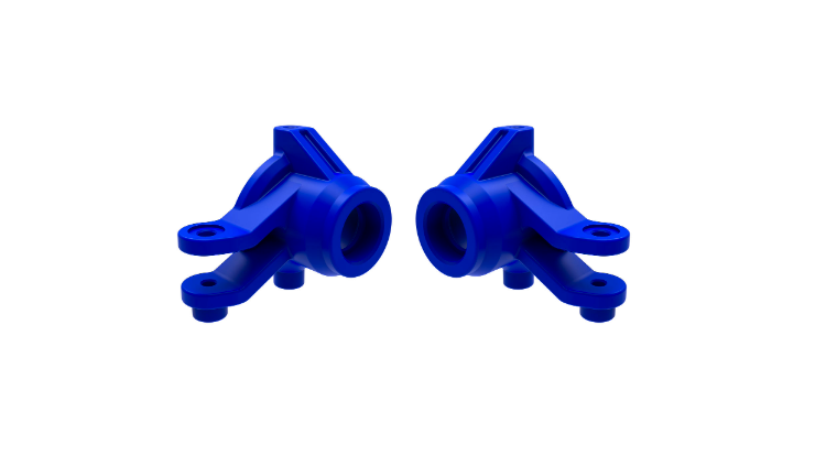 Bloques de dirección Traxxas izquierdo y derecho (azul) (2pcs) TRX10736-BLUE