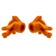 Bloques de dirección Traxxas izquierdo y derecho (naranja) (2pcs) TRX10736-ORNG