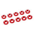 Arandelas de aluminio Ultimate Racing cónica M3 Rojo (10pcs) UR1501-R