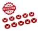 Arandelas de aluminio Ultimate Racing cónica M4 Roja (10pcs) UR1511-R