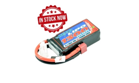 Batería LiPO Voltz 11,1V-1300mAh 30C Hardcase (T-Dean) VZ0413003S
