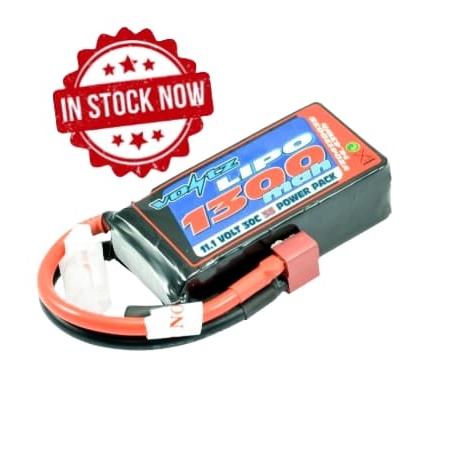 Batería LiPO Voltz 11,1V-1300mAh 30C Hardcase (T-Dean) VZ0413003S