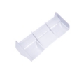Alerón trasero para buggy, plástico escala 1/8 Blanco