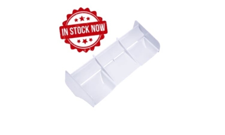 Alerón trasero para buggy, plástico escala 1/8 Blanco