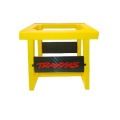 Soporte de reposo para coche 1/10 impreso en 3D amarillo