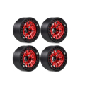 Llantas aluminio Beadlock Rojo/Negro 1.9" Crawler (4pcs)