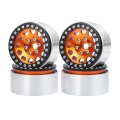 Llantas aluminio Beadlock Naranja/Negro 1.9" Crawler (4pcs)
