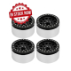 Llantas aluminio Beadlock Negro/Negro 1.9" Crawler (4pcs)
