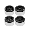 Llantas aluminio Beadlock Negro/Negro 1.9" Crawler (4pcs)