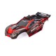 Carrocería Traxxas Rustler 4X4, roja (pintada) Clipless TRX6740-RED