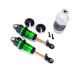 Amortiguadores Traxxas GTR delanteros aluminio anodizado en verde 1/10 (2pcs) TRX7461G