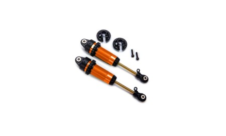 Amortiguadores Traxxas GTR Traseros aluminio anodizado en Naranja 1/10 (2pcs) TRX7462-ORNG