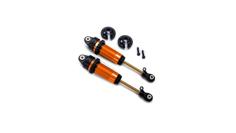 Amortiguadores Traxxas GTR xx-long anodizados en Naranja TRX7462-ORNG