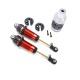 Amortiguadores Traxxas GTR Traseros aluminio anodizados en Rojo 1/10 (2pcs) TRX7462-RED